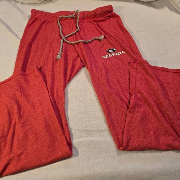 Sports Concepts GA Women S Small Georgia Red College Sleepwear Pants GUC SOFT! - Picture 1 of 11